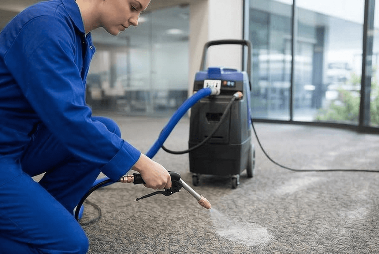 Carpet pre-treatment stain removal process